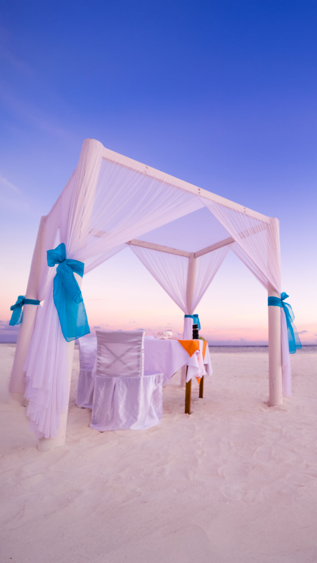 Breathtaking beach wedding venue, offering a serene and picturesque setting for a dream wedding.
